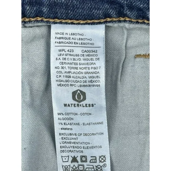 Vintage Levi Strauss Signature Relaxed Fit 5 Pocket Denim Jeans Straight 34X32 - Picture 8 of 15